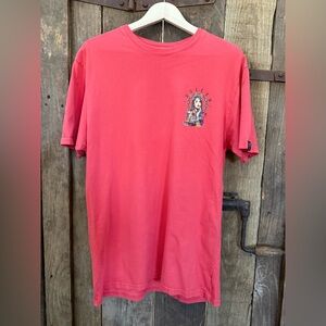 Sullen Art Co Tattooed Girl T Shirt Salmon Pink Size Large